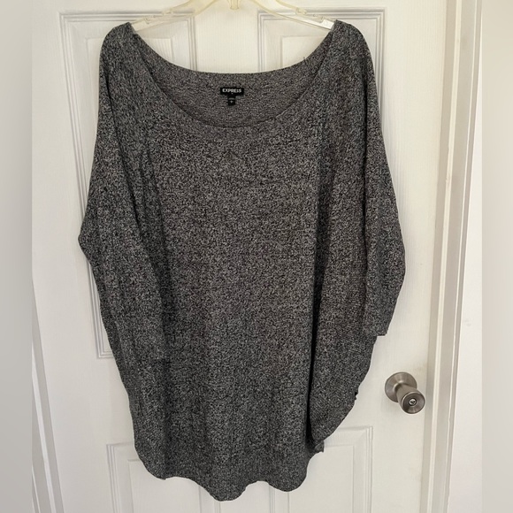 Express Women's off shoulder oversized Sweater - Picture 1 of 4